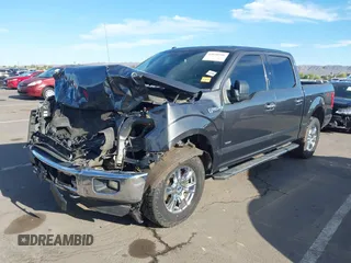 2016 Ford F-150 XLT with VIN 1FTEW1EP5GFB22117, listed as a IAAI auction lot 42050596 with 182,535 mi miles. Bid and sale history available at carsss.com. Image 2.