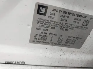 2016 Buick Encore with VIN KL4CJASB8GB716863, listed as a IAAI auction lot 41527932 with 105,937 mi miles. Bid and sale history available at carsss.com. Image 9.