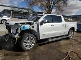 2020 GMC Sierra 1500 Denali with VIN 3GTU9FEL5LG351998, listed as a Copart auction lot 49168395 with 40,245 mi miles and Salvage Title. Bid and sale history available at carsss.com. Image 1.