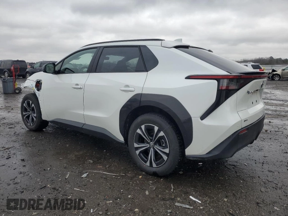 2024 Toyota bZ4X XLE with VIN JTMABACA4RA079253, listed as a Copart auction lot 44017135 with 2,445 mi miles and Salvage Title. Bid and sale history available at DreamBid. Image 2.