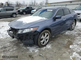 2012 Honda Crosstour EX-L with VIN 5J6TF1H53CL003473, listed as a Copart auction lot 46149995 with NaN miles and Salvage Title. Bid and sale history available at carsss.com. Image 1.