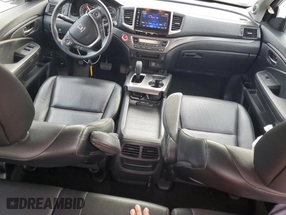 2017 Honda Ridgeline RTL-T with VIN 5FPYK2F61HB011324, listed as a Copart auction lot 42771285 with 78,742 mi miles and Salvage title. Bid and sale history available at DreamBid. Image 8.