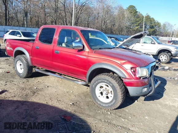 2002 Toyota Tacoma PreRunner with VIN 5TEGN92N72Z064911, listed as a IAAI auction lot 41172834 with 405,821 mi miles and . Bid and sale history available at DreamBid. Image 1.