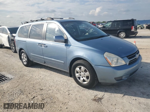 2007 Kia Sedona EX with VIN KNDMB233776171638, listed as a Copart auction lot 45663804 with 234,718 mi miles and Salvage Title. Bid and sale history available at carsss.com. Image 4.