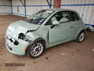 2013 FIAT 500 Pop with VIN 3C3CFFAR3DT534909, listed as a Copart auction lot 50593945 with 96,172 mi miles and Non repairable. Bid and sale history available at DreamBid. Image 1.