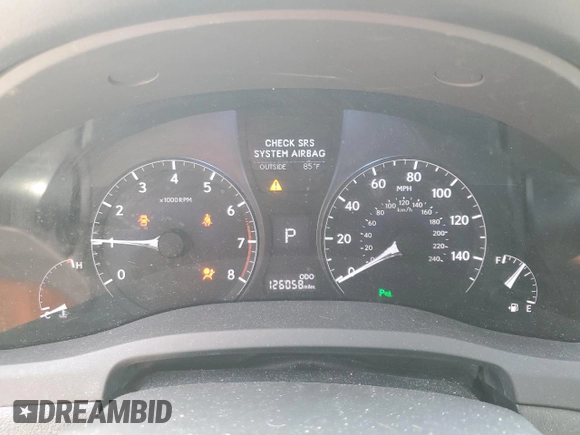 2013 Lexus RX 350 with VIN 2T2ZK1BA1DC092269, listed as a Copart auction lot 54515525 with 126,058 mi miles and Salvage Title. Bid and sale history available at DreamBid. Image 9.