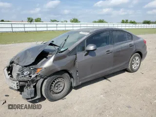 2012 Honda Civic LX z VIN 2HGFB2F59CH516541, wystawiony jako Copart lot #53666945 z przebiegiem 184 334 mil mil oraz Szkoda całkowita • Salvage title. Historia ofert i sprzedaży dostępna na DreamBid. Obrazek 1.