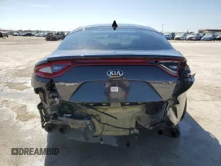 2018 Kia Stinger GT with VIN KNAE35LCXJ6040453, listed as a Copart auction lot 46859275 with 19,373 mi miles and Salvage Title. Bid and sale history available at carsss.com. Image 6.