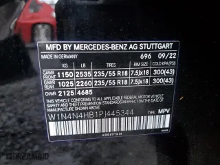 2023 Mercedes-Benz GLA with VIN W1N4N4HB1PJ445344, listed as a Copart auction lot 84954454 with 16,562 mi miles and Salvage Title. Bid and sale history available at carsss.com. Image 13.