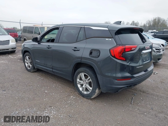 2018 GMC Terrain SLE with VIN 3GKALMEV9JL164802, listed as a IAAI auction lot 42002855 with 132,586 mi miles and . Bid and sale history available at carsss.com. Image 3.