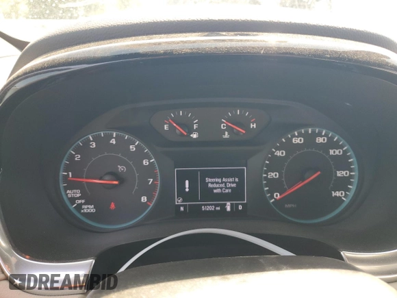 2022 Chevrolet Traverse LS with VIN 1GNERLKW2NJ130336, listed as a Copart auction lot 69991994 with 51,202 mi miles and Salvage Title. Bid and sale history available at carsss.com. Image 9.