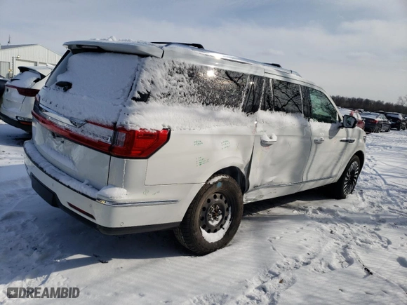 2021 Lincoln Navigator L Black Label with VIN 5LMJJ3TTXMEL00316, listed as a Copart auction lot 44690355 with 20,296 mi miles and Salvage Title. Bid and sale history available at carsss.com. Image 3.