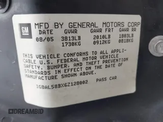 2006 Saturn ION z VIN 1G8AL58BX6Z128002, wystawiony jako IAAI lot #41844278 z przebiegiem 120 055 mil mil oraz . Historia ofert i sprzedaży dostępna na DreamBid. Obrazek 9.