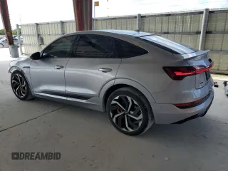 2022 Audi e-tron Sportback Premium Plus with VIN WA12AAGE0NB037794, listed as a Copart auction lot 58194185 with 17,615 mi miles and Non repairable. Bid and sale history available at DreamBid. Image 2.