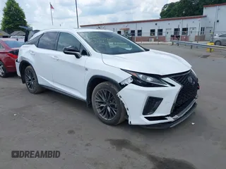 2022 Lexus RX 350 F Sport with VIN 2T2YZMDA1NC347414, listed as a IAAI auction lot 42486435 with 24,471 mi miles and . Bid and sale history available at DreamBid. Image 1.