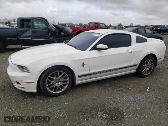 2013 Ford Mustang V6 with VIN 1ZVBP8AM3D5271855, listed as a Copart auction lot 50033585 with 140,675 mi miles and Salvage Title. Bid and sale history available at carsss.com. Image 1.
