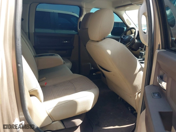 2010 Dodge Ram 1500 SLT with VIN 1D7RB1CT8AS132593, listed as a IAAI auction lot 41928424 with 167,108 mi miles. Bid and sale history available at carsss.com. Image 8.