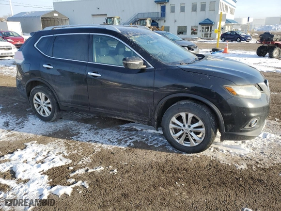 2015 Nissan Rogue S with VIN 5N1AT2MV7FC843872, listed as a Copart auction lot 48416045 with 179,965 mi miles and Salvage Title. Bid and sale history available at carsss.com. Image 4.