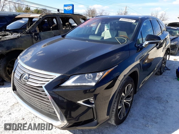 2018 Lexus RX with VIN JTJDZKCA6J2012020, listed as a Copart auction lot 65958632 with 68,595 mi miles. Bid and sale history available at carsss.com. Image 2.