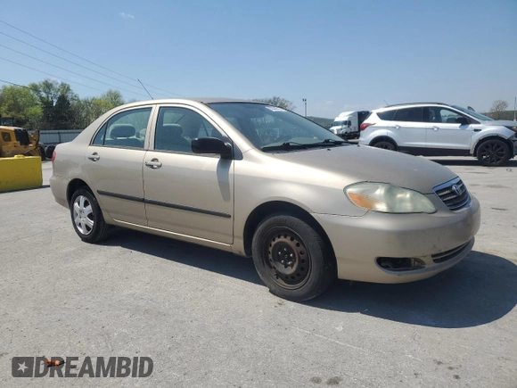 2006 Toyota Corolla CE with VIN 2T1BR32E76C635904, listed as a Copart auction lot 50566015 with 299,999 mi miles and Clean Title. Bid and sale history available at DreamBid. Image 4.
