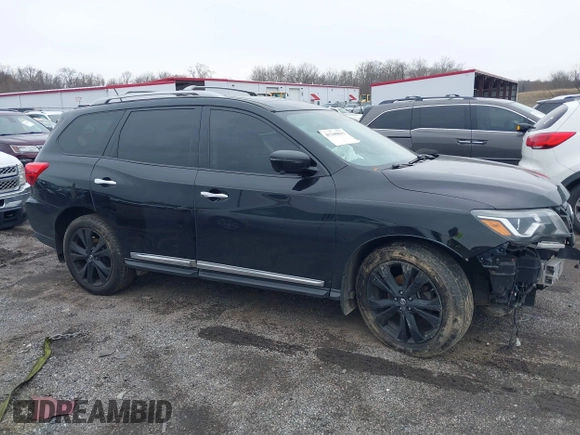 2017 Nissan Pathfinder SL with VIN 5N1DR2MM6HC913805, listed as a IAAI auction lot 41240815 with 119,230 mi miles and . Bid and sale history available at DreamBid. Image 12.