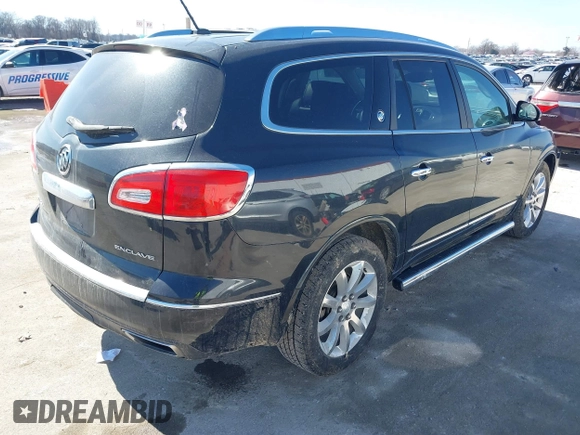 2014 Buick Enclave Leather with VIN 5GAKRBKD2EJ371724, listed as a IAAI auction lot 41629464 with 137,696 mi miles and . Bid and sale history available at DreamBid. Image 4.