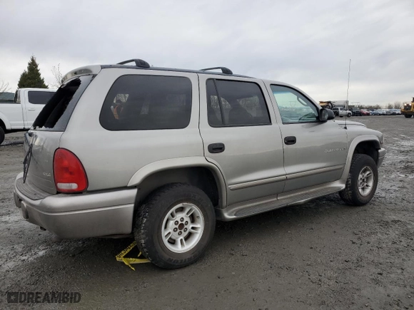 2000 Dodge Durango with VIN 1B4HS28N9YF186703, listed as a Copart auction lot 85129124 with 228,402 mi miles and Salvage Title. Bid and sale history available at carsss.com. Image 3.