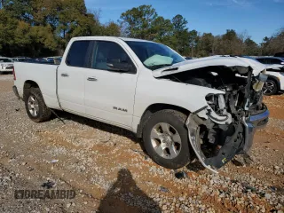 2020 Ram 1500 Big Horn with VIN 1C6RREBTXLN179888, listed as a Copart auction lot 43540855 with 104,048 mi miles and Salvage Title. Bid and sale history available at carsss.com. Image 4.