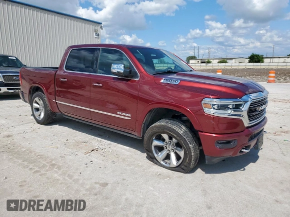 2019 Ram 1500 Limited z VIN 1C6SRFHT7KN700112, wystawiony jako Copart lot #56429005 z przebiegiem 93 433 mil mil oraz Szkoda całkowita • Salvage title. Historia ofert i sprzedaży dostępna na DreamBid. Obrazek 4.