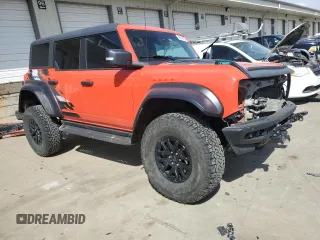 2023 Ford Bronco Raptor with VIN 1FMEE5JRXPLB07725, listed as a Copart auction lot 48746035 with 52,813 mi miles and Salvage Title. Bid and sale history available at DreamBid. Image 4.