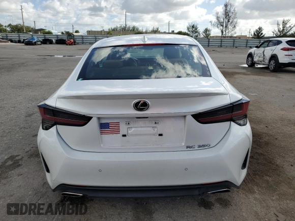 2019 Lexus RC 350 z VIN JTHHZ5BC0K5021111, wystawiony jako Copart lot #77347894 z przebiegiem 51 738 mil mil oraz Szkoda całkowita • Salvage title. Historia ofert i sprzedaży dostępna na DreamBid. Obrazek 6.