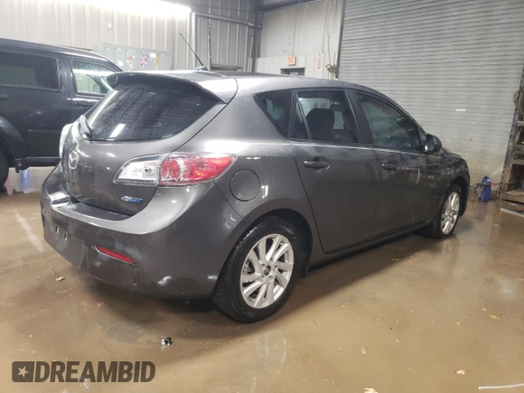 2013 Mazda 3 i Touring with VIN JM1BL1L75D1777109, listed as a Copart auction lot 87866445 with 95,316 mi miles and Salvage Title. Bid and sale history available at carsss.com. Image 3.