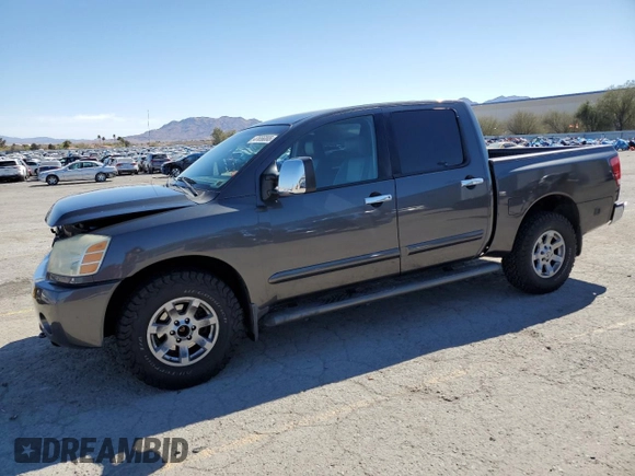 2005 Nissan Titan LE with VIN 1N6AA07B65N512975, listed as a Copart auction lot 47656065 with 259,991 mi miles and Salvage Title. Bid and sale history available at carsss.com. Image 1.