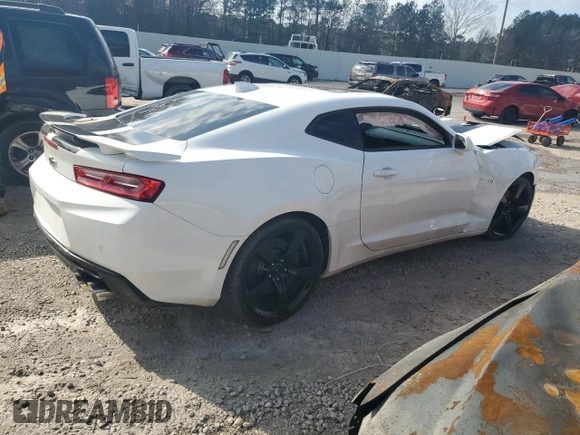 2018 Chevrolet Camaro 2SS with VIN 1G1FH1R77J0126746, listed as a Copart auction lot 43130395 with 87,593 mi miles and Salvage title. Bid and sale history available at DreamBid. Image 3.