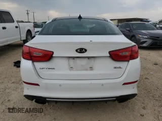 2015 Kia Optima SX Turbo with VIN 5XXGR4A64FG412377, listed as a Copart auction lot 54927505 with 65,481 mi miles and Clean title. Bid and sale history available at DreamBid. Image 6.