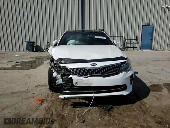 2016 Kia Optima SX Turbo with VIN 5XXGW4L24GG025588, listed as a Copart auction lot 54374135 with 109,005 mi miles and Salvage title. Bid and sale history available at DreamBid. Image 13.