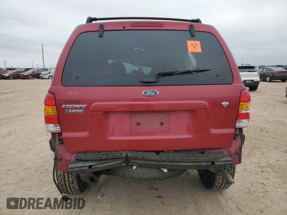 2006 Ford Escape Limited с VIN 1FMCU04176KC03027, выставлен на аукционе Copart как лот 86583994 с пробегом 113 579 миль миль и Списание • Salvage title. История ставок и продаж доступна на DreamBid. Изображение 6.
