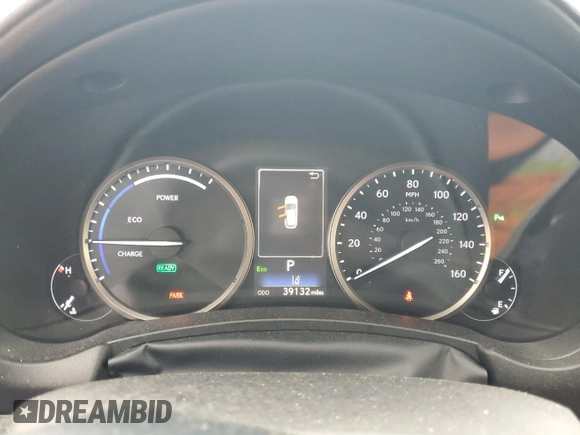2021 Lexus NX 300h with VIN JTJDJRDZ2M2147276, listed as a Copart auction lot 56119315 with 39,132 mi miles and Salvage title. Bid and sale history available at DreamBid. Image 9.