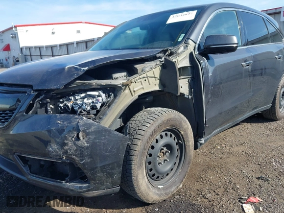 2014 Acura MDX Tech Pkg with VIN 5FRYD4H4XEB021743, listed as a IAAI auction lot 42034827 with 249,440 mi miles. Bid and sale history available at carsss.com. Image 6.