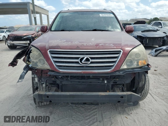 2008 Lexus GX 470 with VIN JTJBT20X980160976, listed as a Copart auction lot 55425535 with 109,689 mi miles and Clean Title. Bid and sale history available at carsss.com. Image 5.