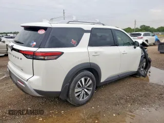 2024 Nissan Pathfinder SL with VIN 5N1DR3CA4RC309586, listed as a Copart auction lot 60313545 with 6,167 mi miles and Salvage title. Bid and sale history available at DreamBid. Image 3.
