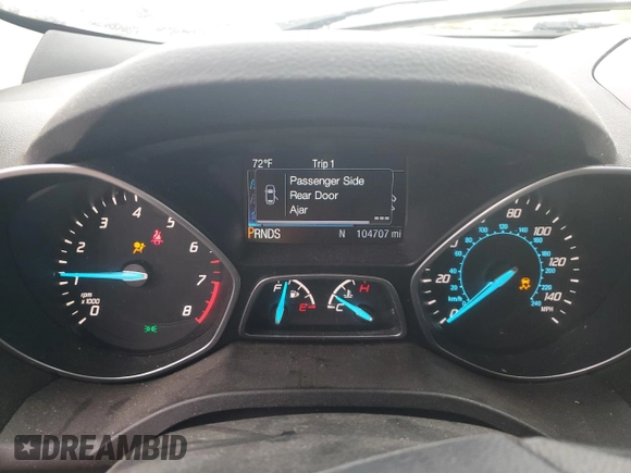 2016 Ford Escape SE with VIN 1FMCU9G95GUC83472, listed as a Copart auction lot 51119535 with 104,707 mi miles and Salvage Title. Bid and sale history available at carsss.com. Image 9.