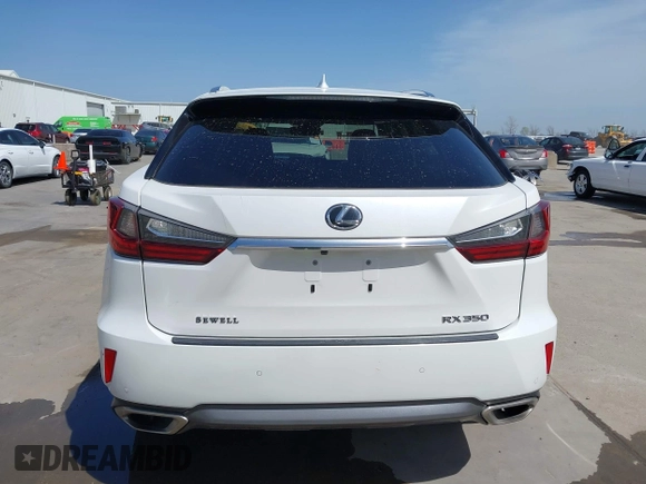 2017 Lexus RX 350 with VIN 2T2ZZMCA5HC046686, listed as a IAAI auction lot 41752153 with 37,760 mi miles and . Bid and sale history available at DreamBid. Image 17.