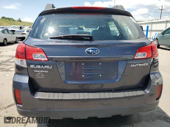 2011 Subaru Outback 2.5i with VIN 4S4BRCAC5B3447431, listed as a Copart auction lot 60684865 with 100,612 mi miles and Salvage title. Bid and sale history available at DreamBid. Image 6.