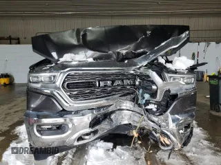 2020 Ram 1500 Limited with VIN 1C6SRFHT5LN138499, listed as a Copart auction lot 44197805 with 92,257 mi miles and Salvage Title. Bid and sale history available at carsss.com. Image 5.