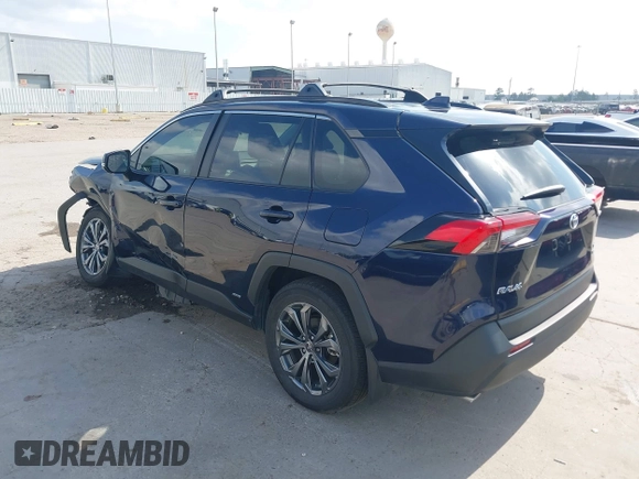 2024 Toyota RAV4 Hybrid XLE Premium with VIN 4T3B6RFV6RU146619, listed as a IAAI auction lot 42060476 with 22,594 mi miles and . Bid and sale history available at DreamBid. Image 3.