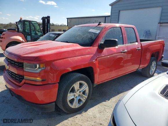 2018 Chevrolet Silverado 1500 Custom with VIN 1GCRCPEC8JZ217237, listed as a Copart auction lot 88920915 with 99,978 mi miles and Clean Title. Bid and sale history available at carsss.com. Image 1.
