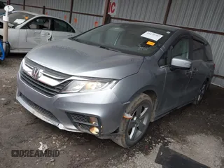 2020 Honda Odyssey EX with VIN 5FNRL6H52LB072616, listed as a IAAI auction lot 41475787 with 184,566 mi miles and . Bid and sale history available at DreamBid. Image 2.