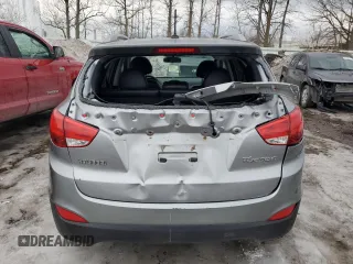 2010 Hyundai Tucson GLS with VIN KM8JU3AC2AU113747, listed as a Copart auction lot 48031375 with 220,982 mi miles and Salvage Title. Bid and sale history available at DreamBid. Image 6.