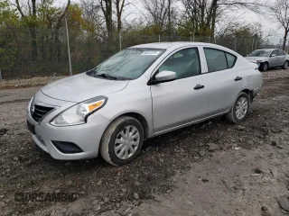 2018 Nissan Versa Sedan SV with VIN 3N1CN7AP0JL880952, listed as a Copart auction lot 80851074 with 98,559 mi miles and Salvage Title. Bid and sale history available at carsss.com. Image 1.
